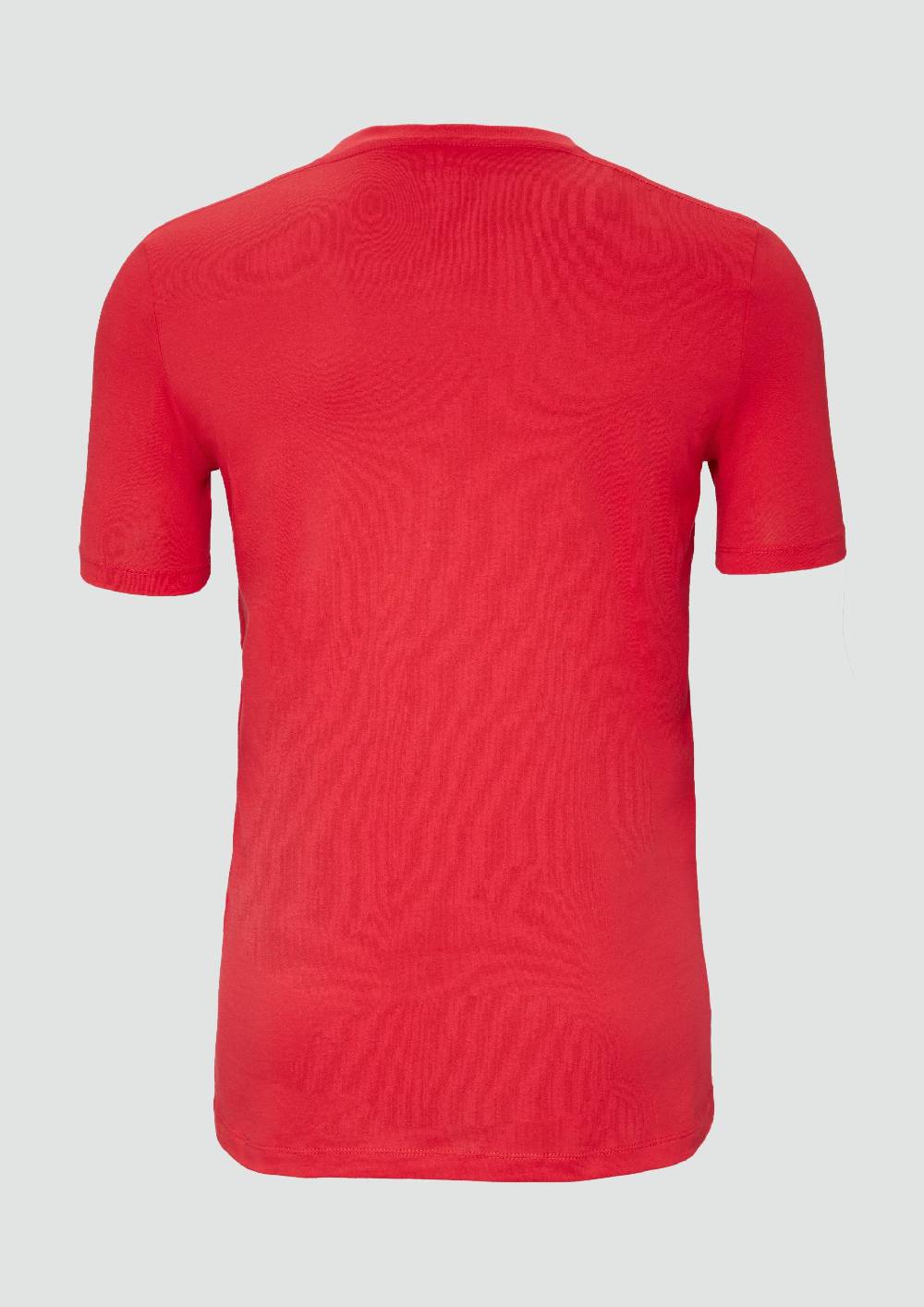 S.Oliver T-Shirt Aus Reiner Baumwolle