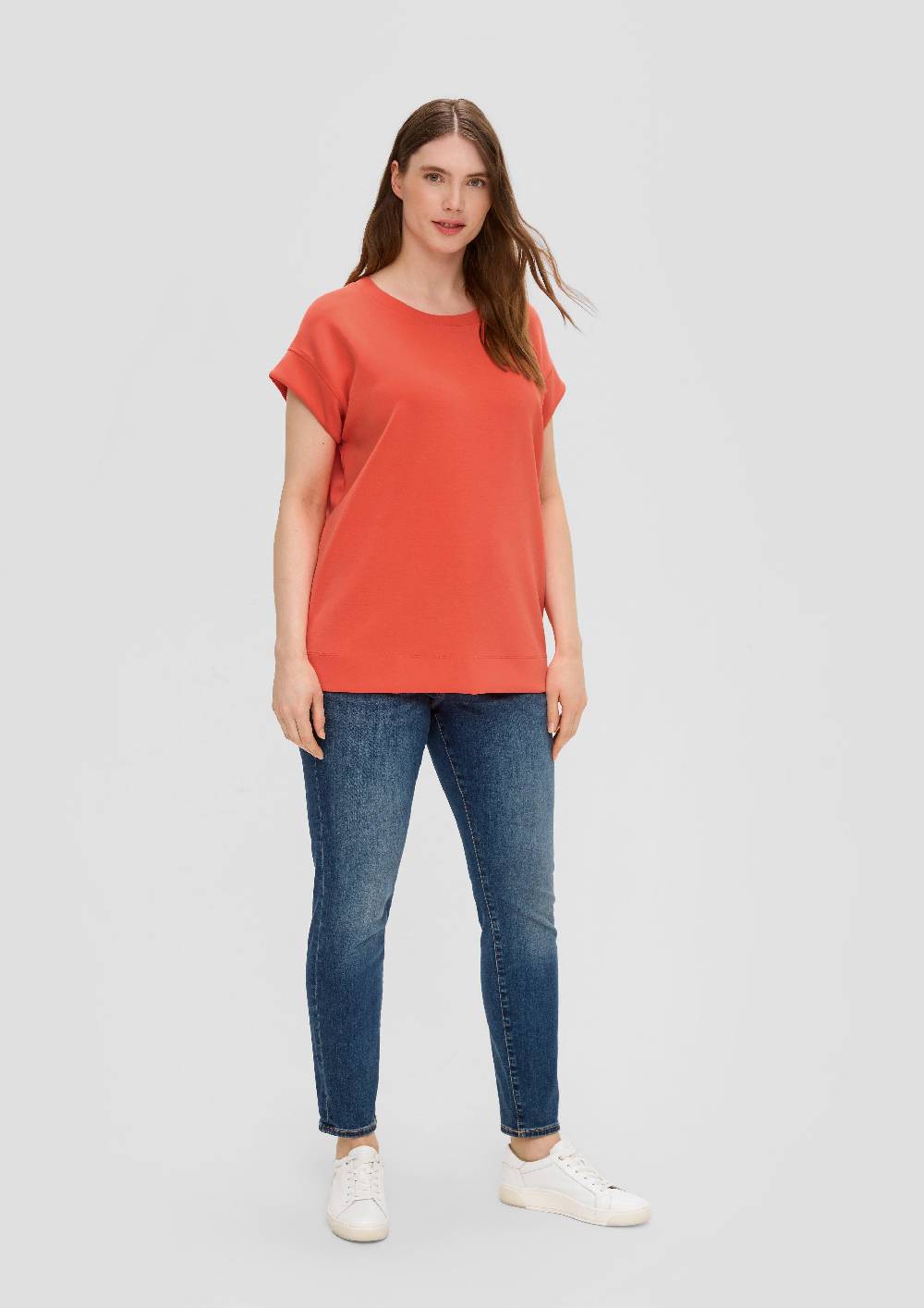 S.Oliver T-Shirt Aus Scuba