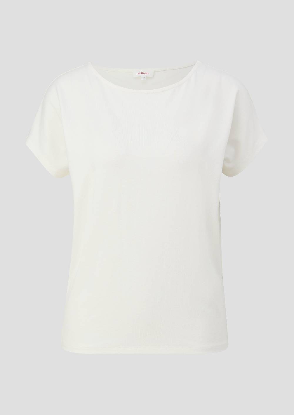 S.Oliver T-Shirt Aus Viskosestretch Im Relaxed Fit