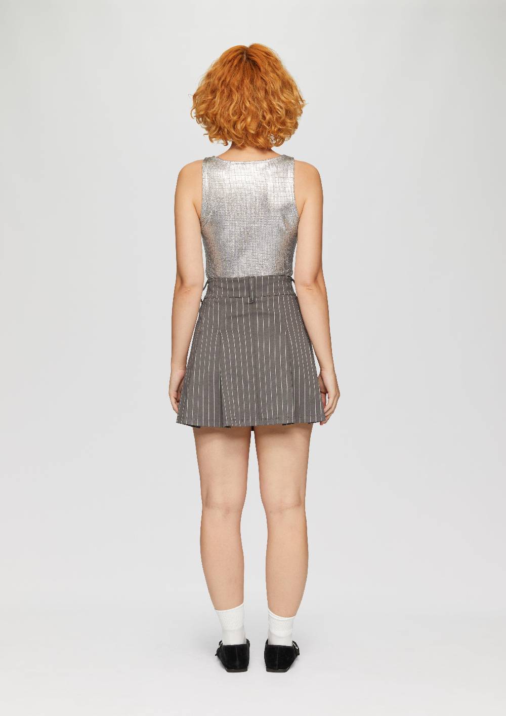 S.Oliver T-Shirt-Body In Metallic-Optik