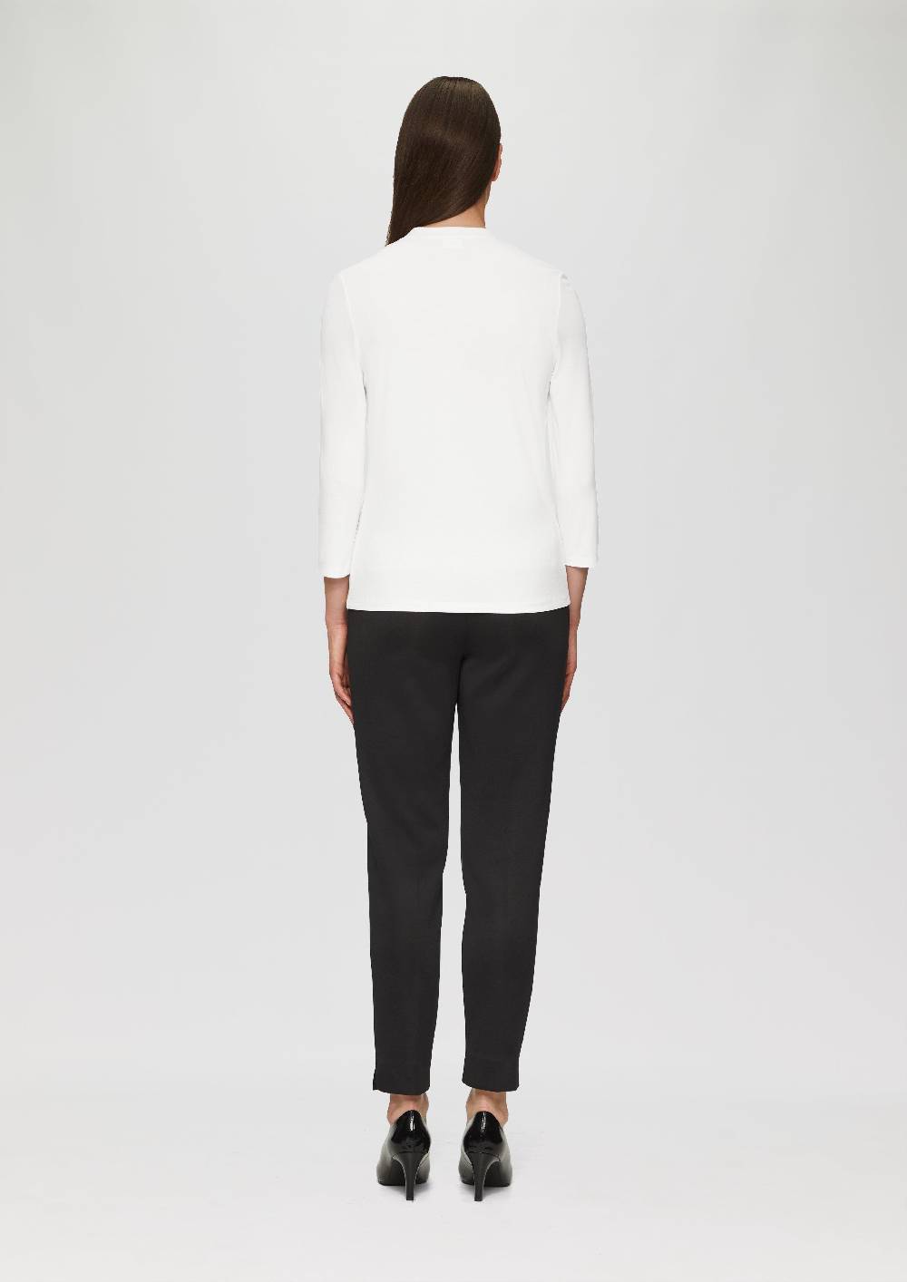 S.Oliver T-Shirt Mit 3/4-Arm Aus Viskosemix