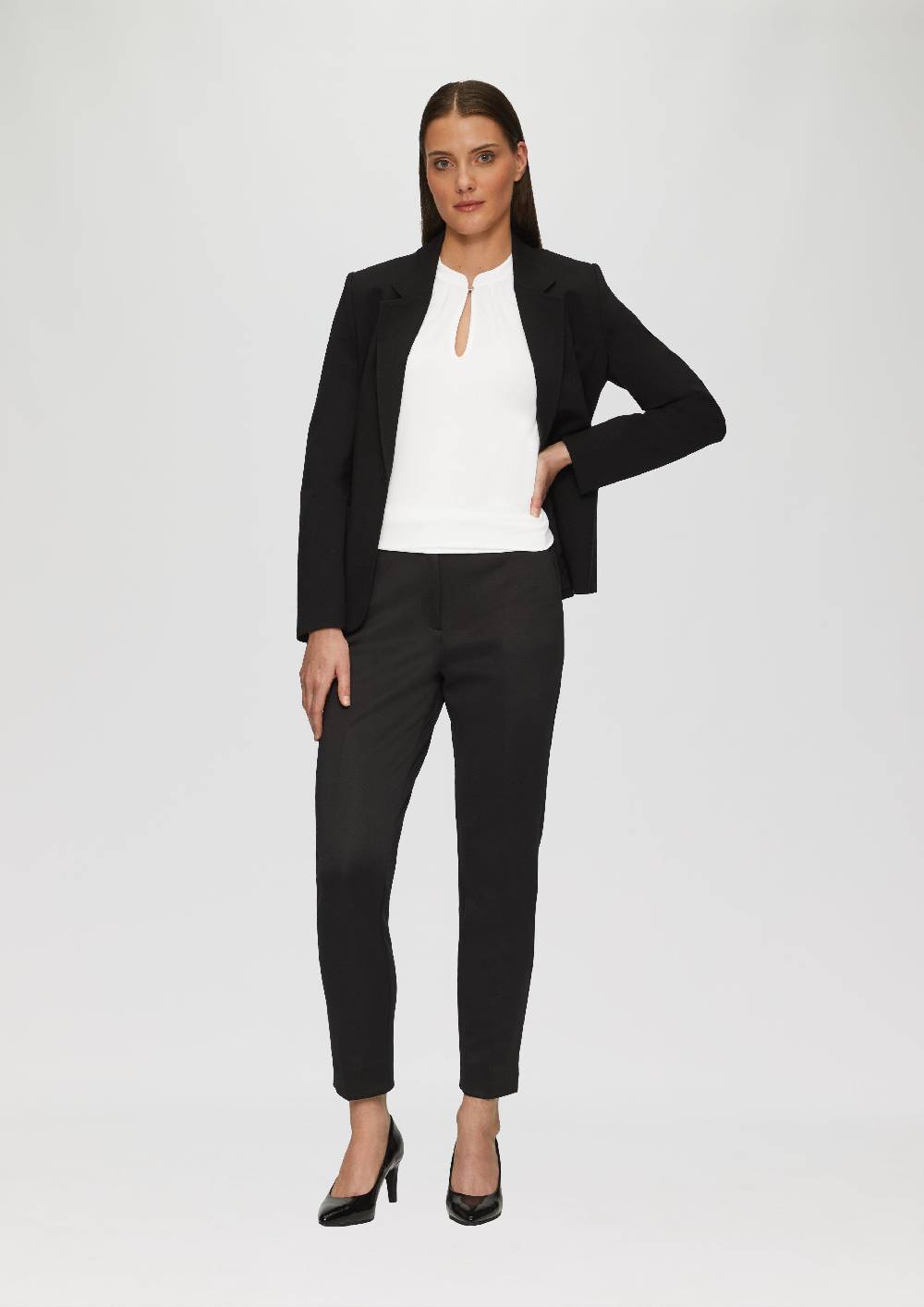 S.Oliver T-Shirt Mit 3/4-Arm Aus Viskosemix