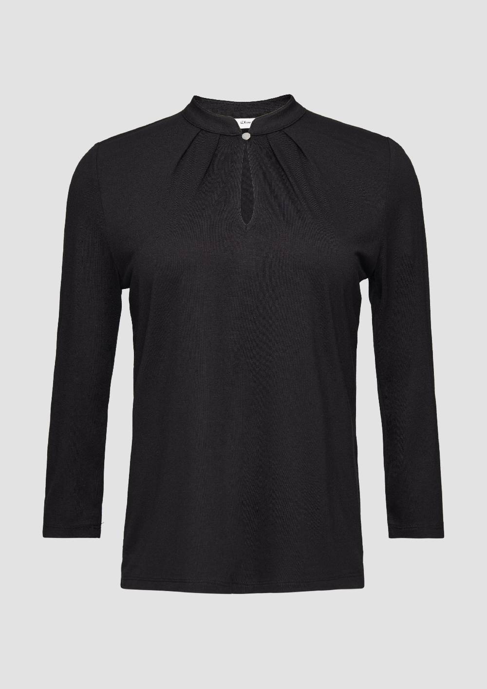 S.Oliver T-Shirt Mit 3/4-Arm Aus Viskosemix