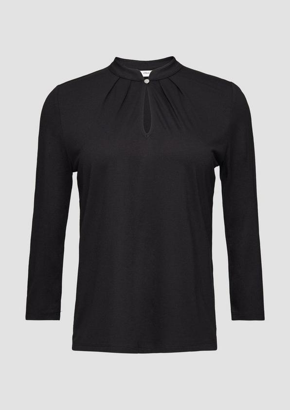 s.Oliver T-Shirt mit 3/4-Arm aus Viskosemix