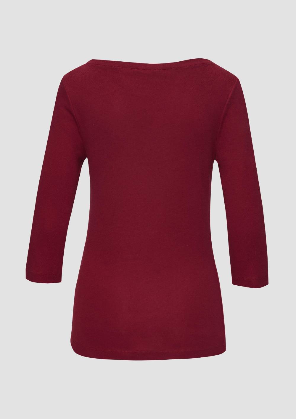 S.Oliver T-Shirt Mit 3/4-Arm Und U-Boot Ausschnitt