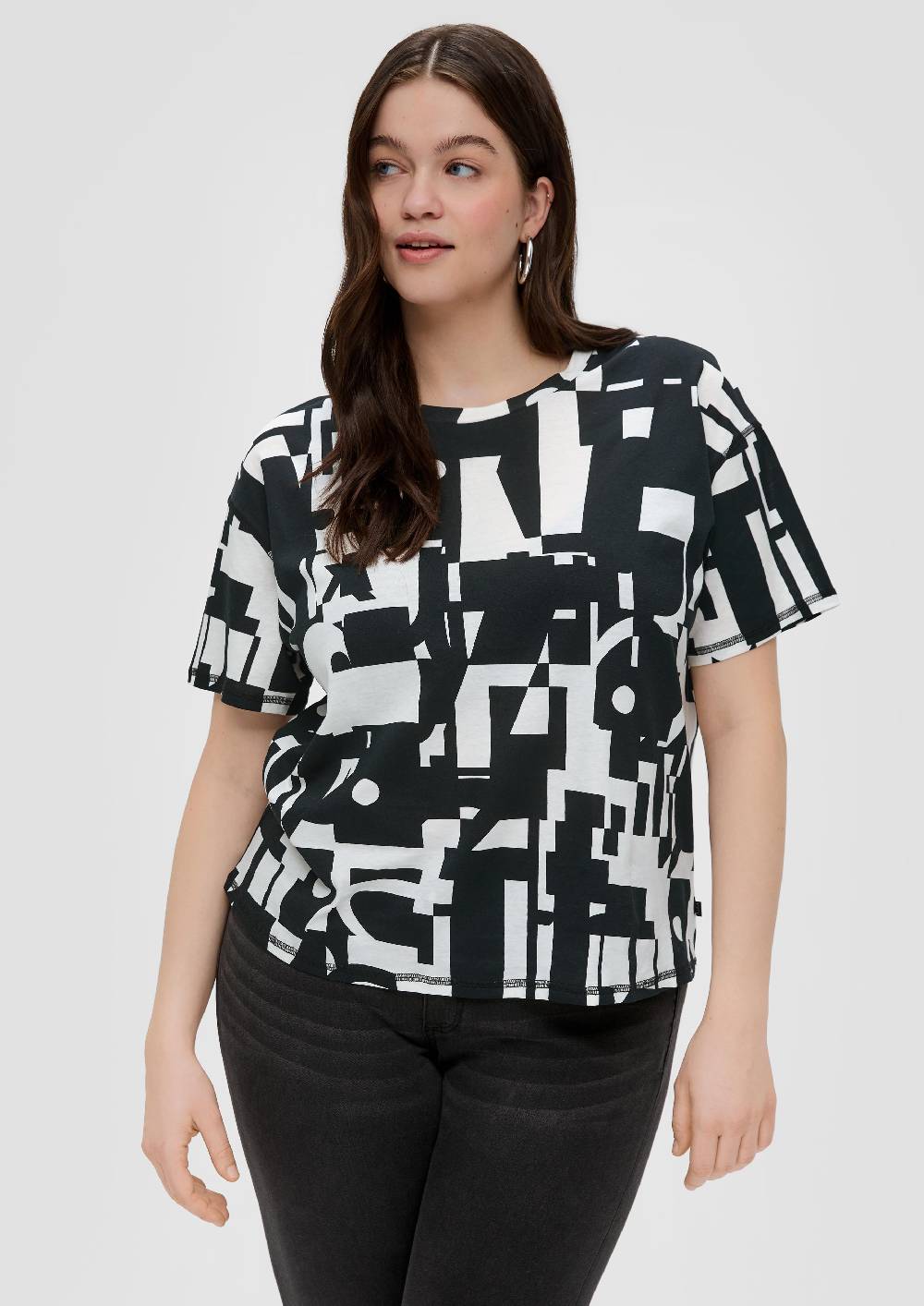 S.Oliver T-Shirt Mit All-over-Print