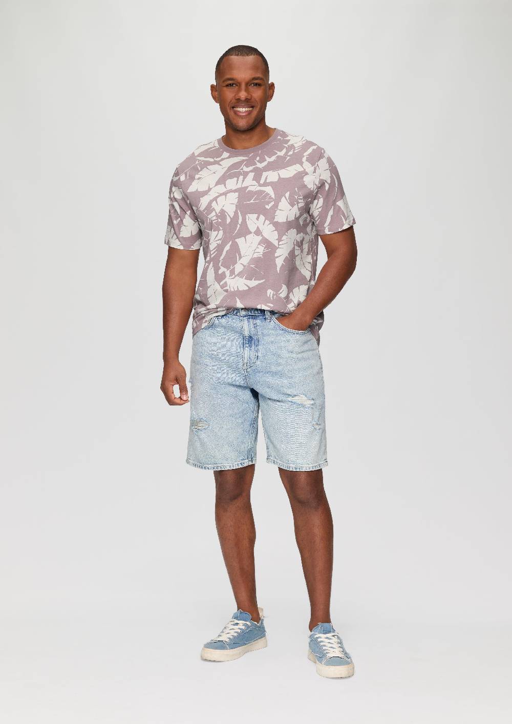 S.Oliver T-Shirt Mit All-over-Print