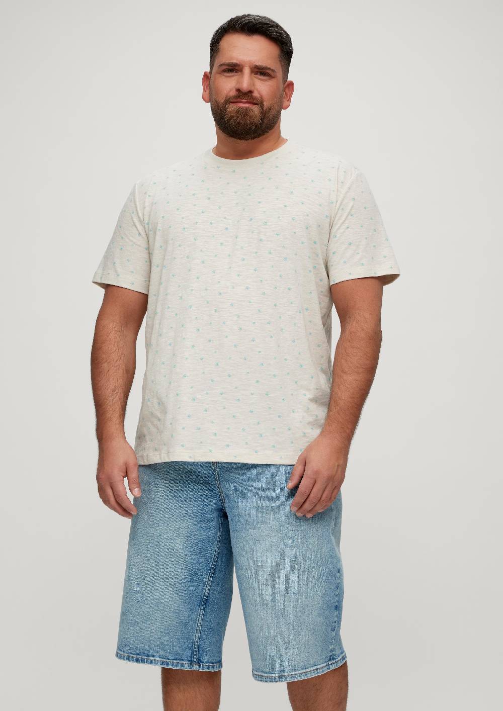 S.Oliver T-Shirt Mit Allover-Print