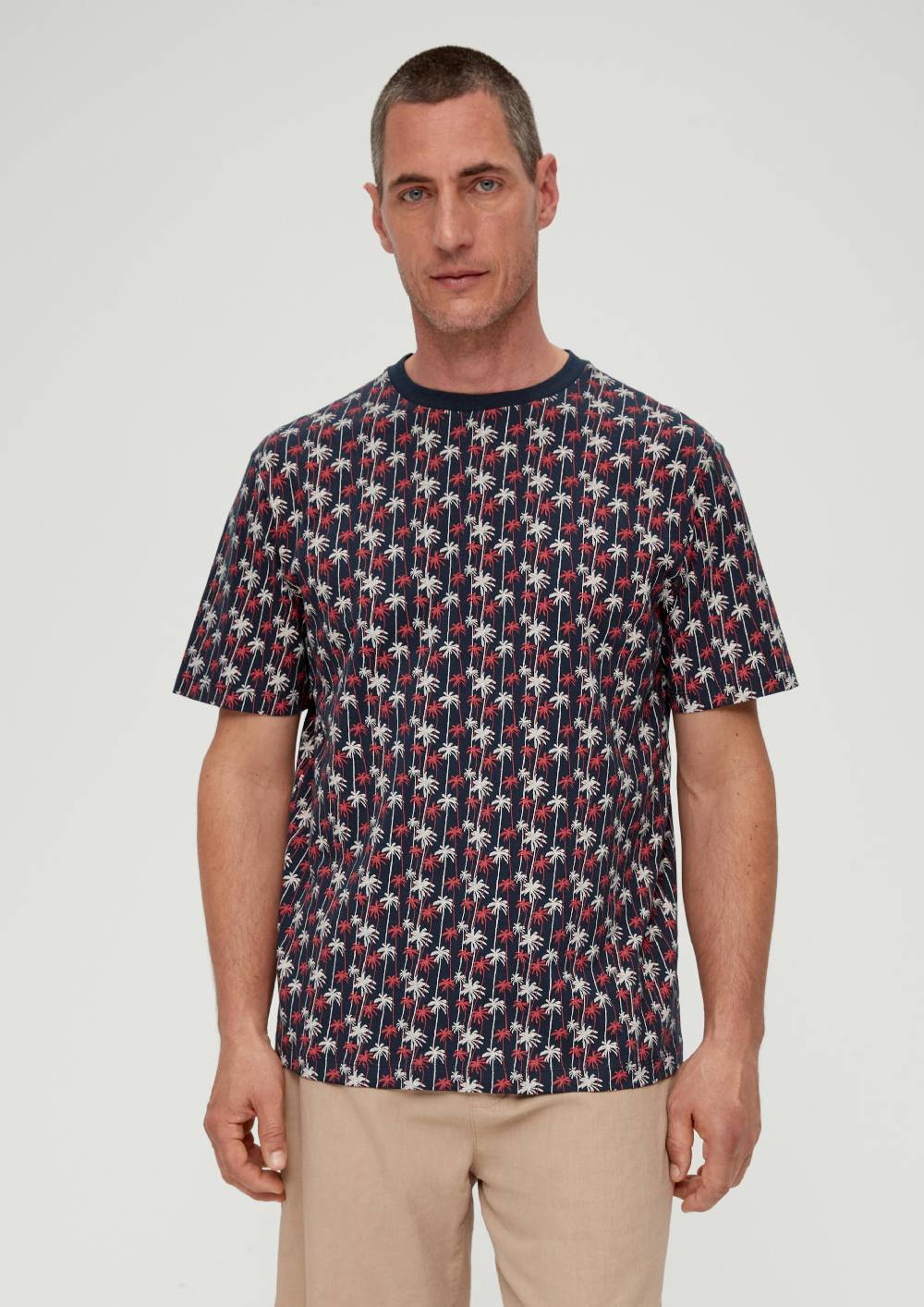 S.Oliver T-Shirt Mit Alloverprint