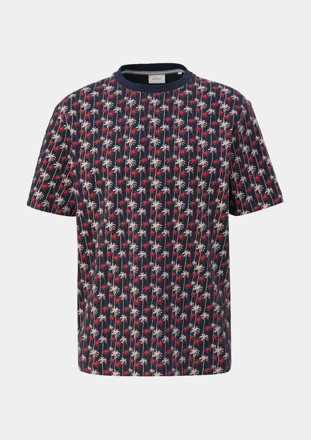 S.Oliver T-Shirt Mit Alloverprint