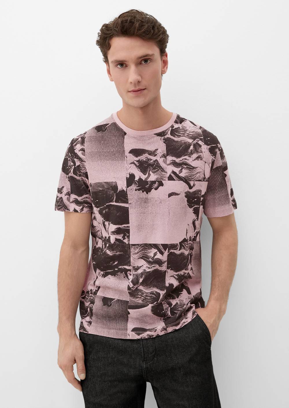 S.Oliver T-Shirt Mit Alloverprint