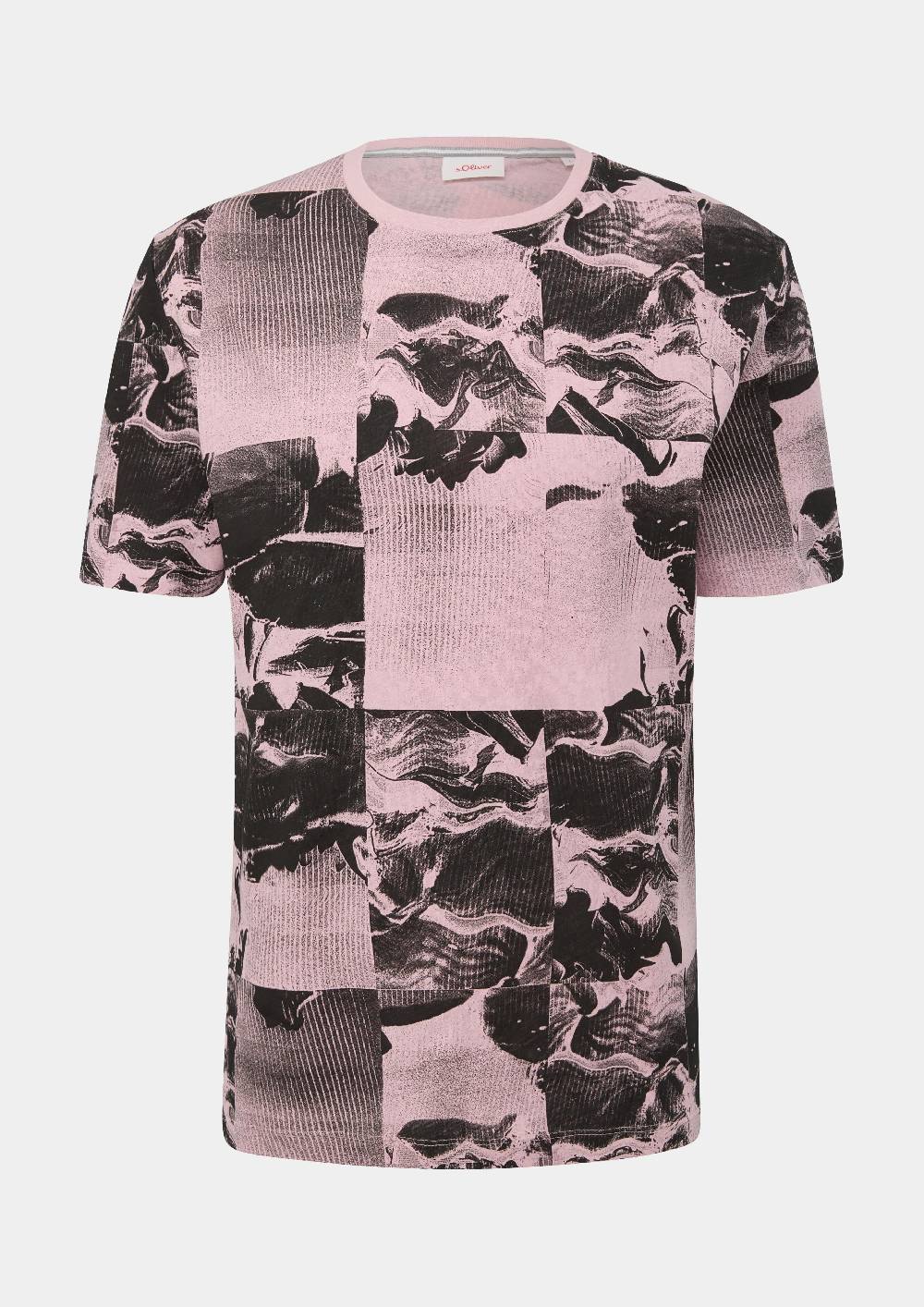 S.Oliver T-Shirt Mit Alloverprint