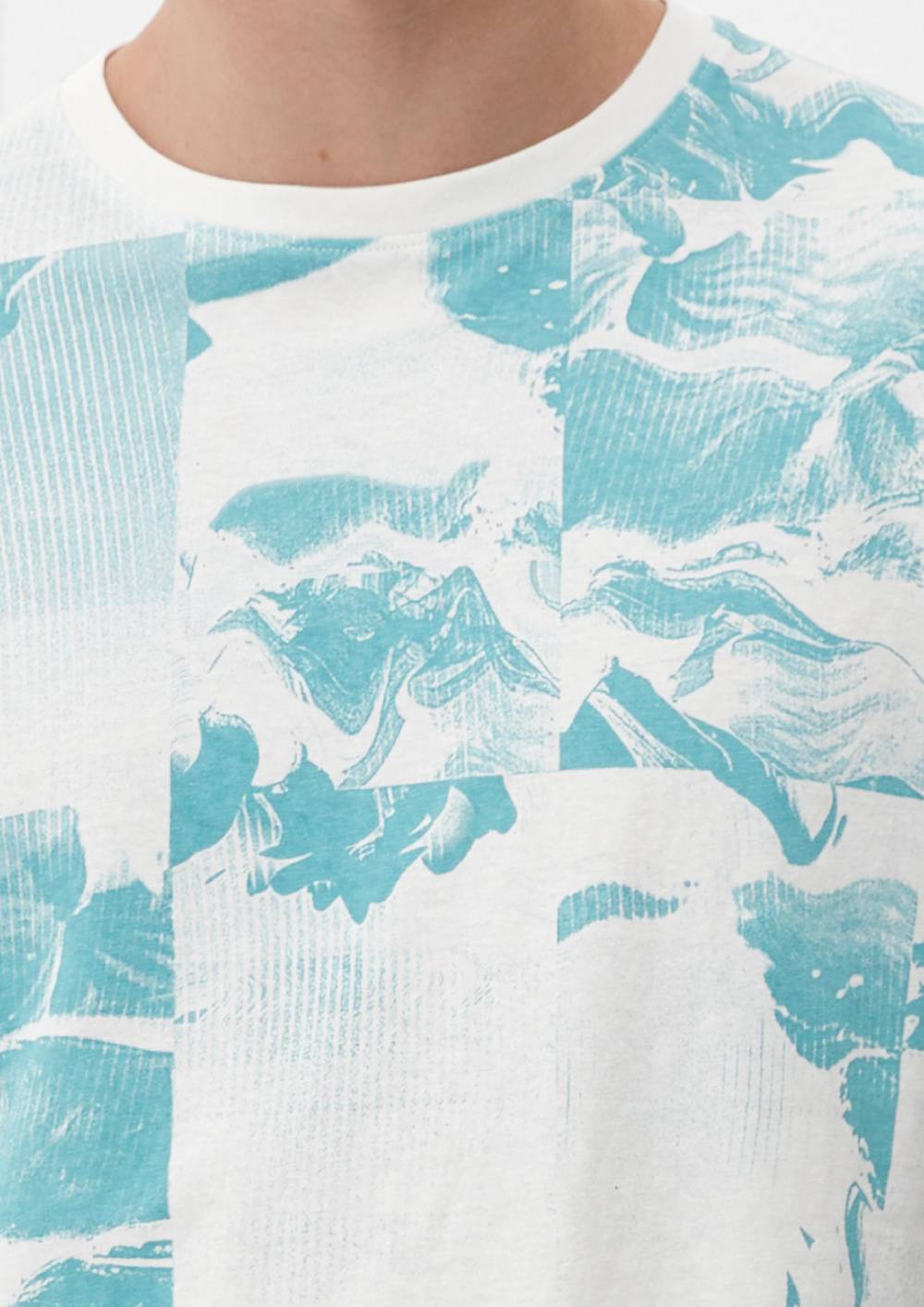 S.Oliver T-Shirt Mit Alloverprint