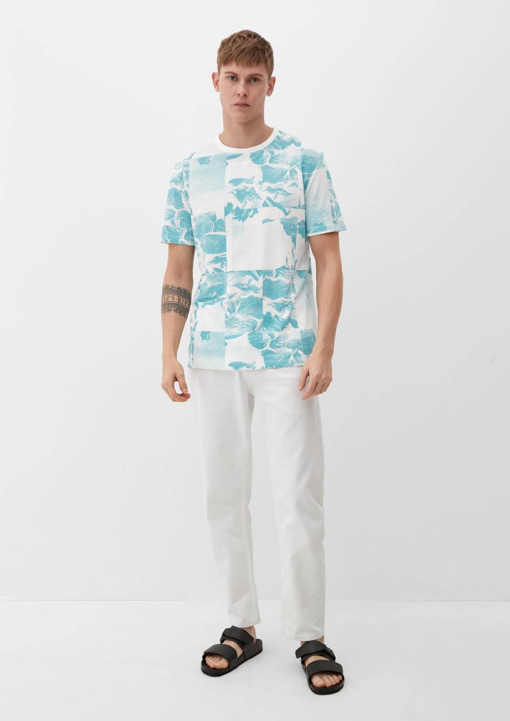 S.Oliver T-Shirt Mit Alloverprint