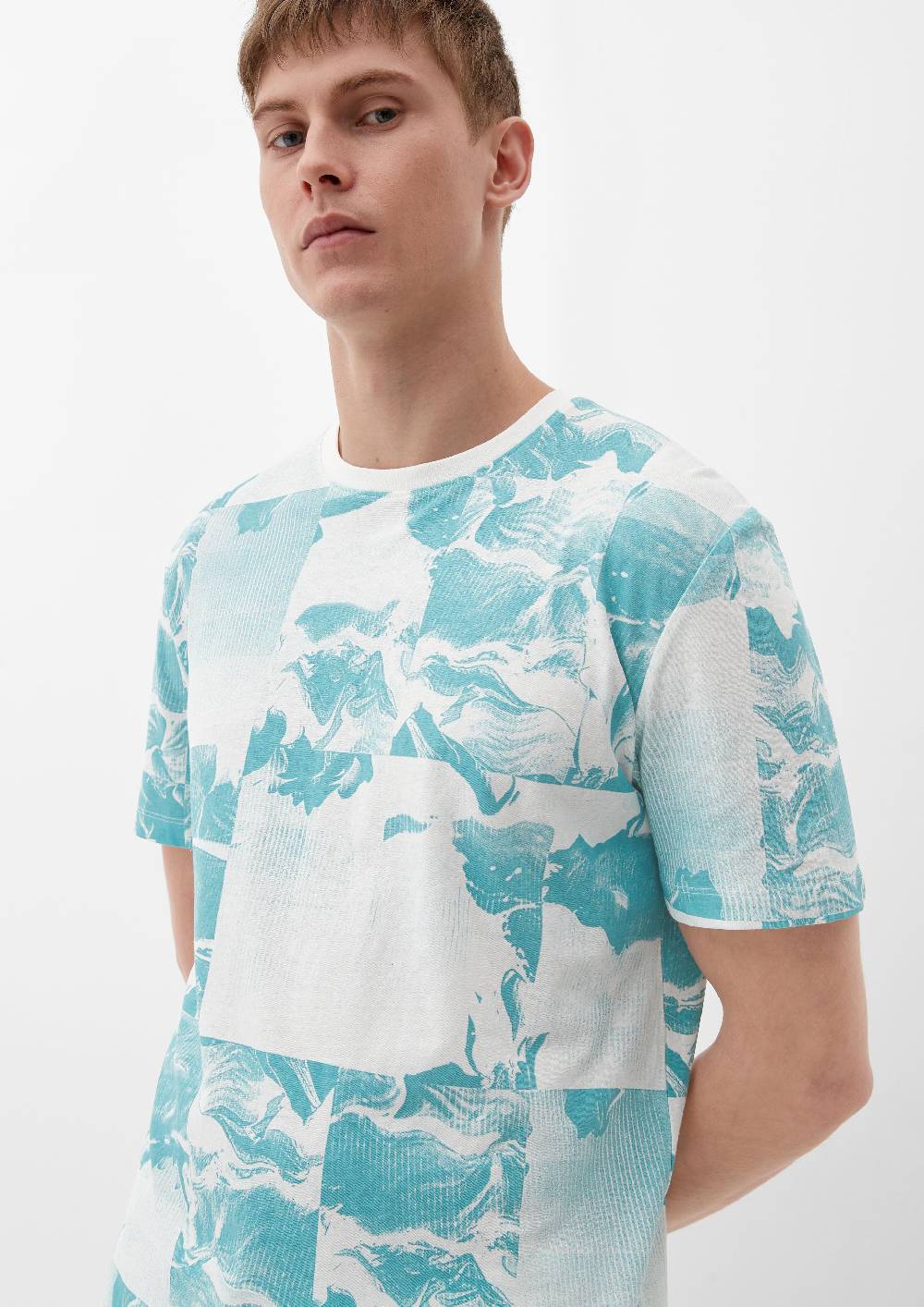 S.Oliver T-Shirt Mit Alloverprint
