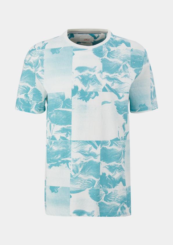 s.Oliver T-Shirt mit Alloverprint