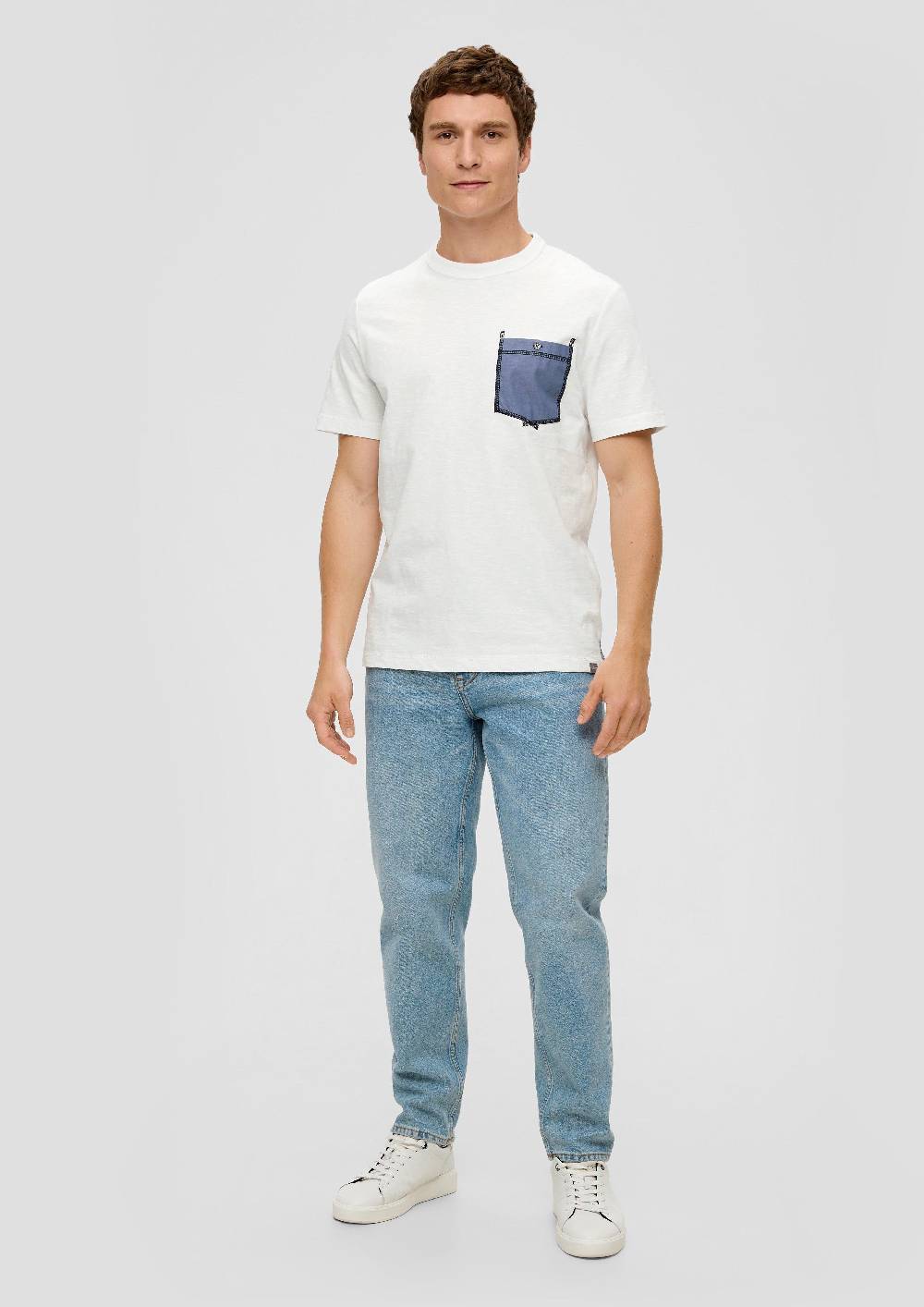 S.Oliver T-Shirt Mit Aufgesetzter Brusttasche
