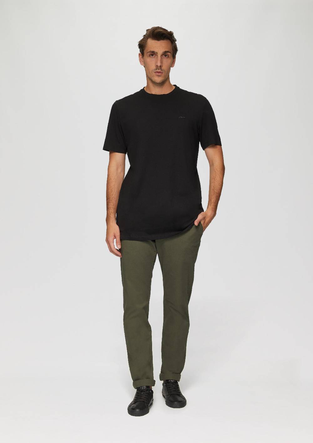 S.Oliver T-Shirt Mit Crew Neck