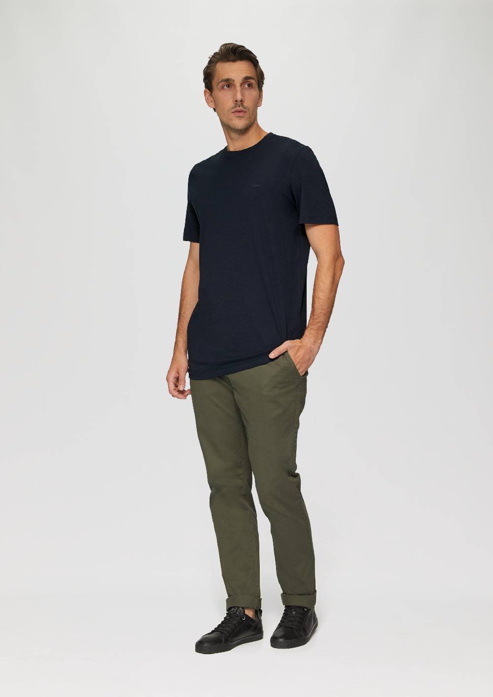 S.Oliver T-Shirt Mit Crew Neck