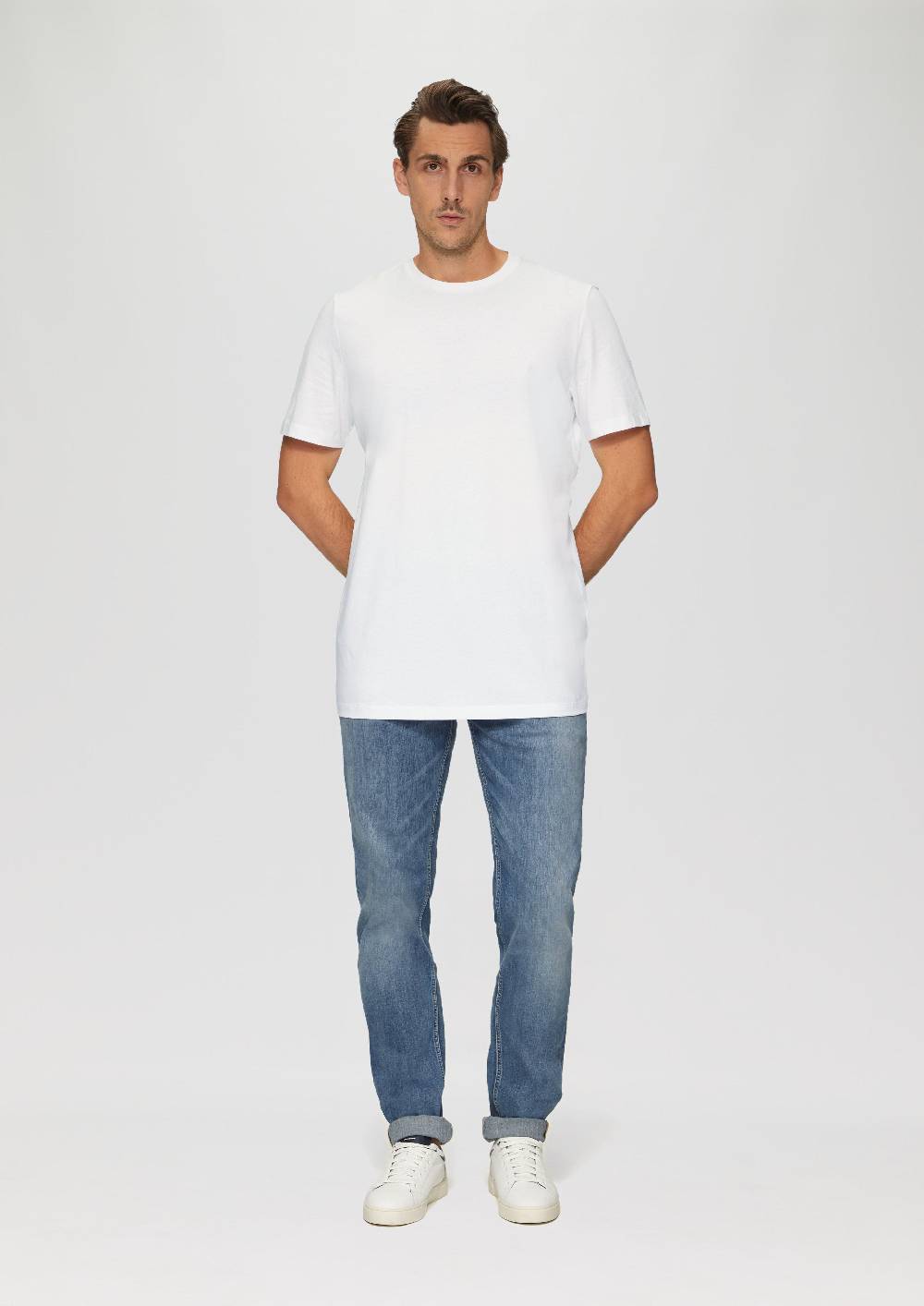 S.Oliver T-Shirt Mit Crew Neck