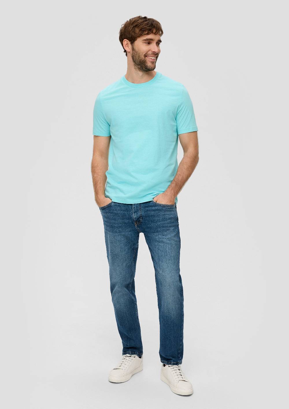 S.Oliver T-Shirt Mit Crew Neck