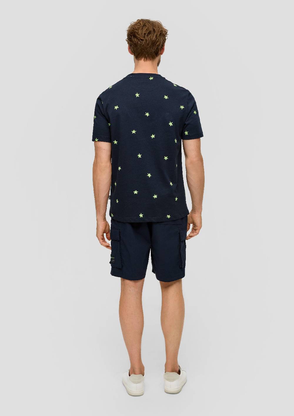 S.Oliver T-Shirt Mit Crew Neck Und All-over-Print