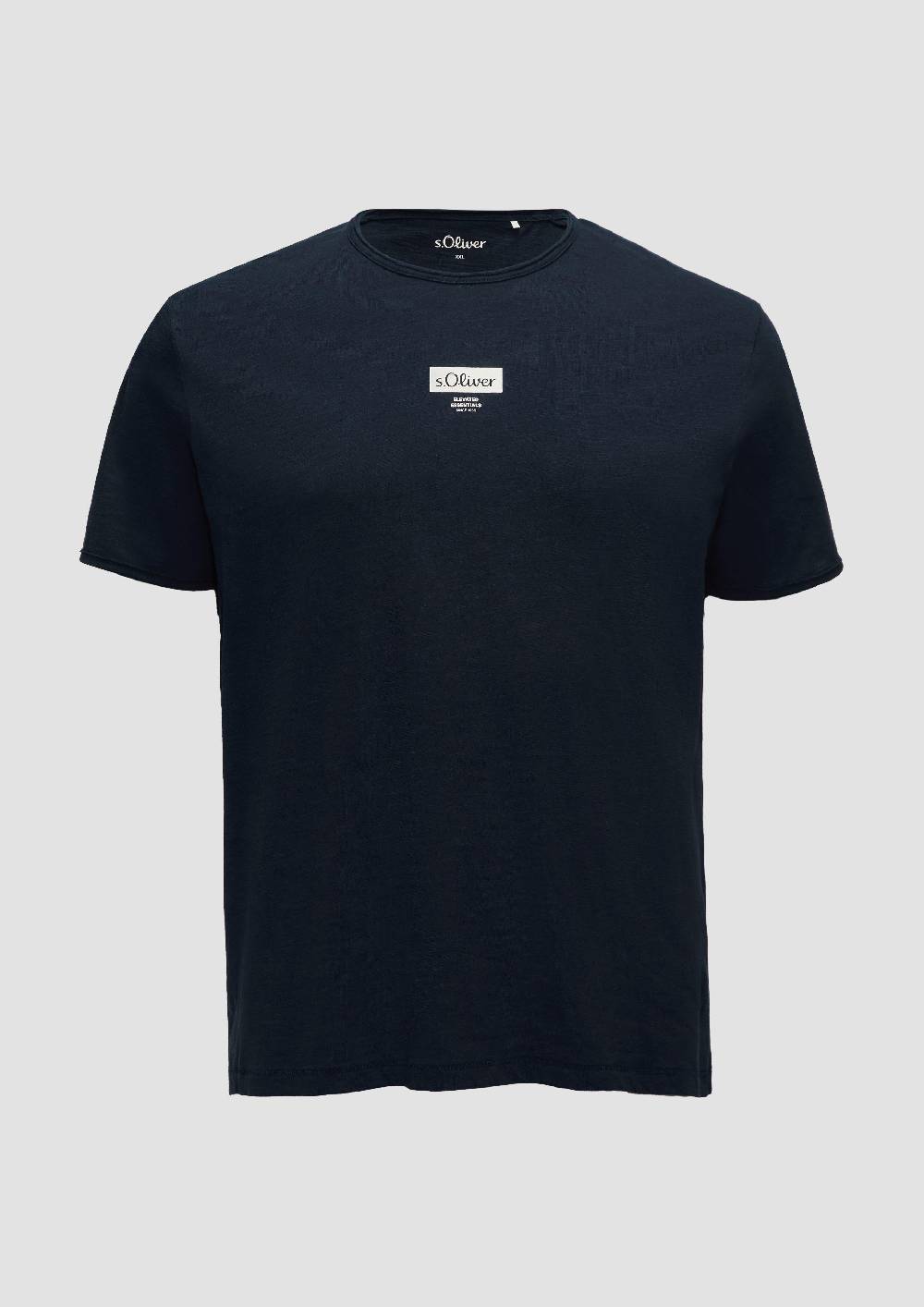 S.Oliver T-Shirt Mit Flammgarnstruktur