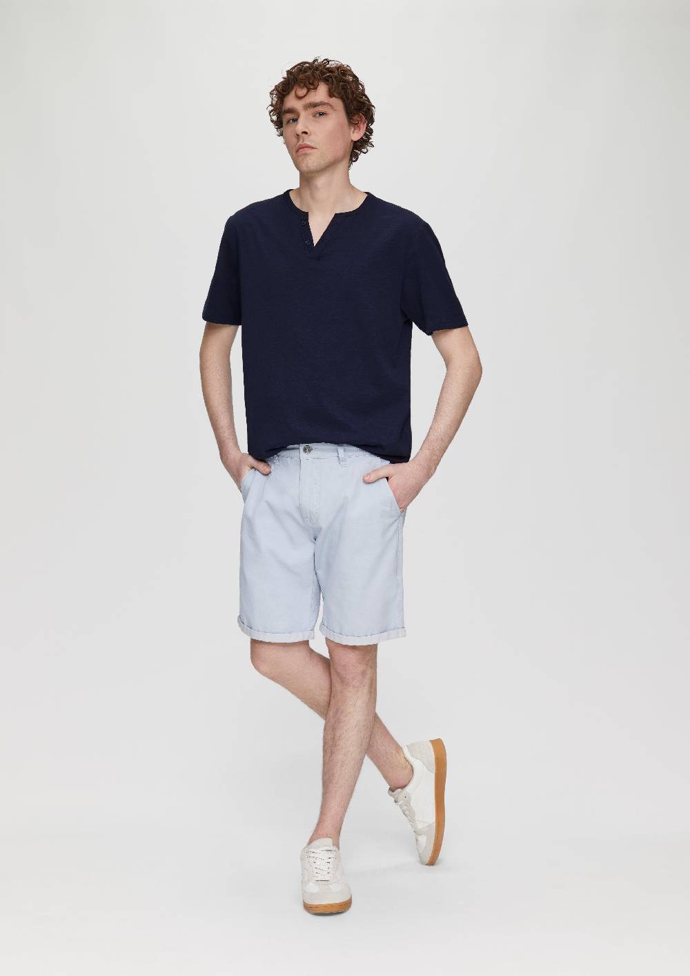 S.Oliver T-Shirt Mit Flammgarnstruktur