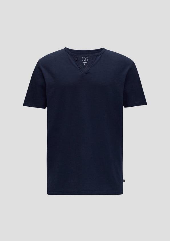 s.Oliver T-Shirt mit Flammgarnstruktur