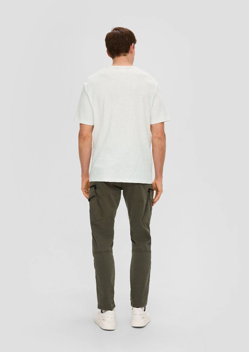 S.Oliver T-Shirt Mit Flammgarnstruktur