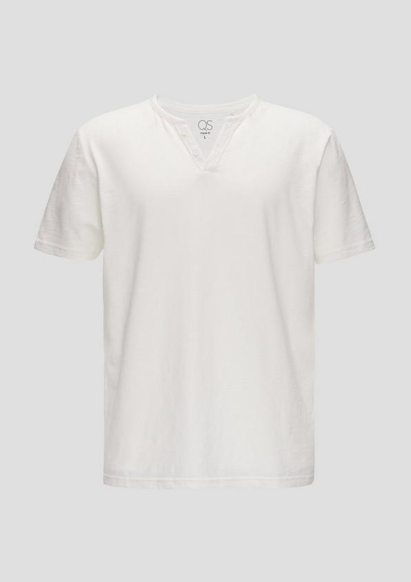 s.Oliver T-Shirt mit Flammgarnstruktur
