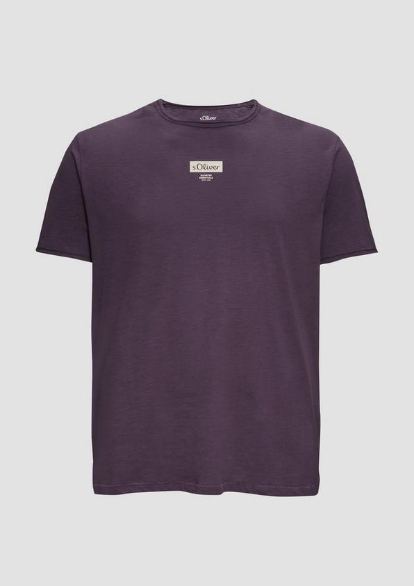 s.Oliver T-Shirt mit Flammgarnstruktur