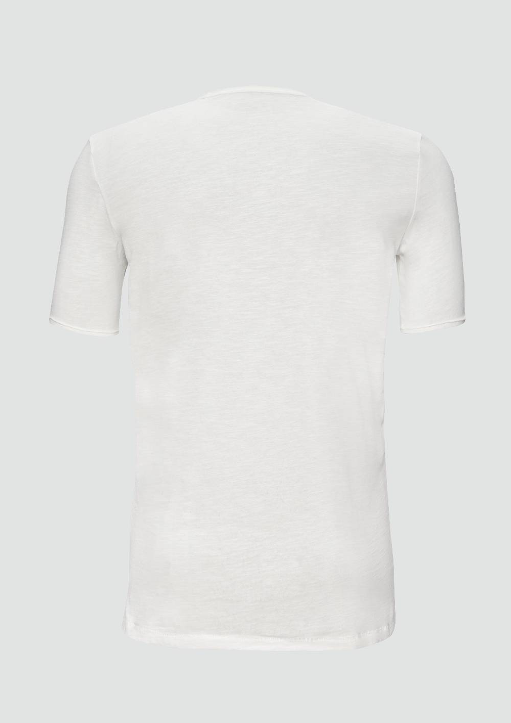 S.Oliver T-Shirt Mit Flammgarnstruktur