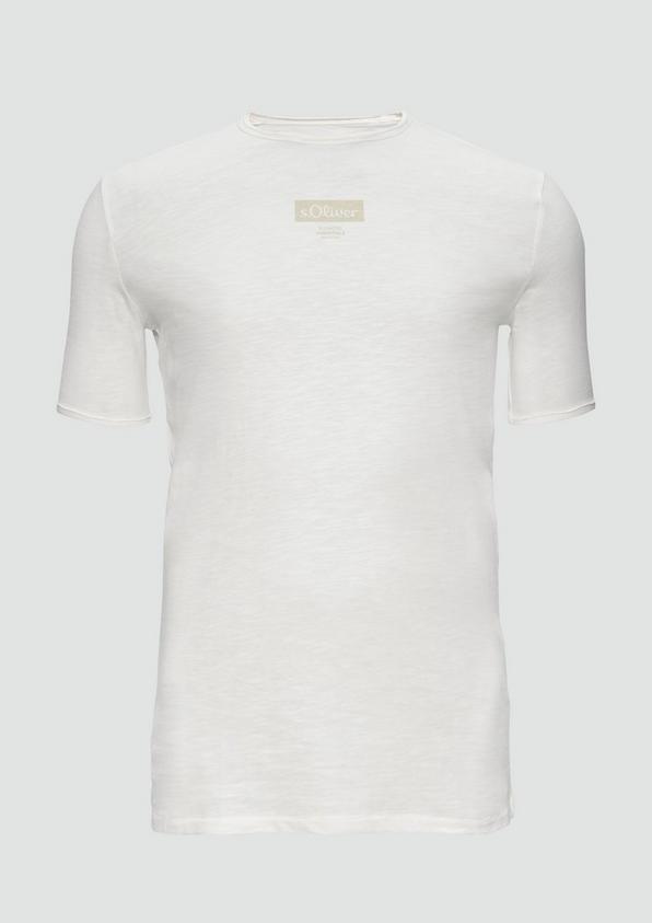 s.Oliver T-Shirt mit Flammgarnstruktur
