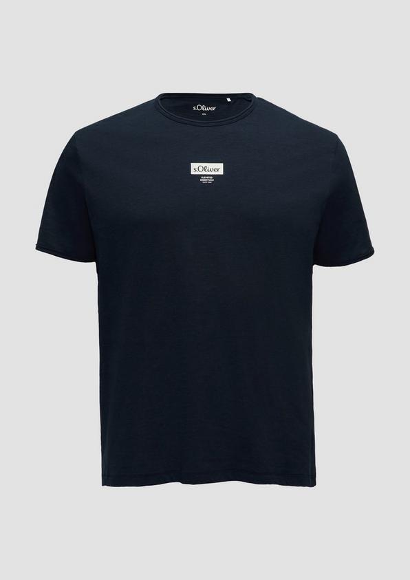s.Oliver T-Shirt mit Flammgarnstruktur