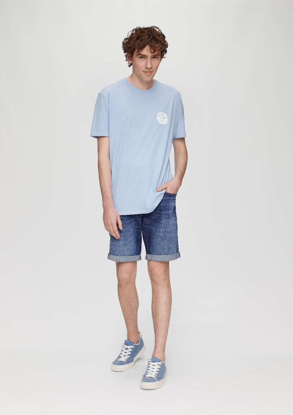 S.Oliver T-Shirt Mit Front- Und Rückenprint