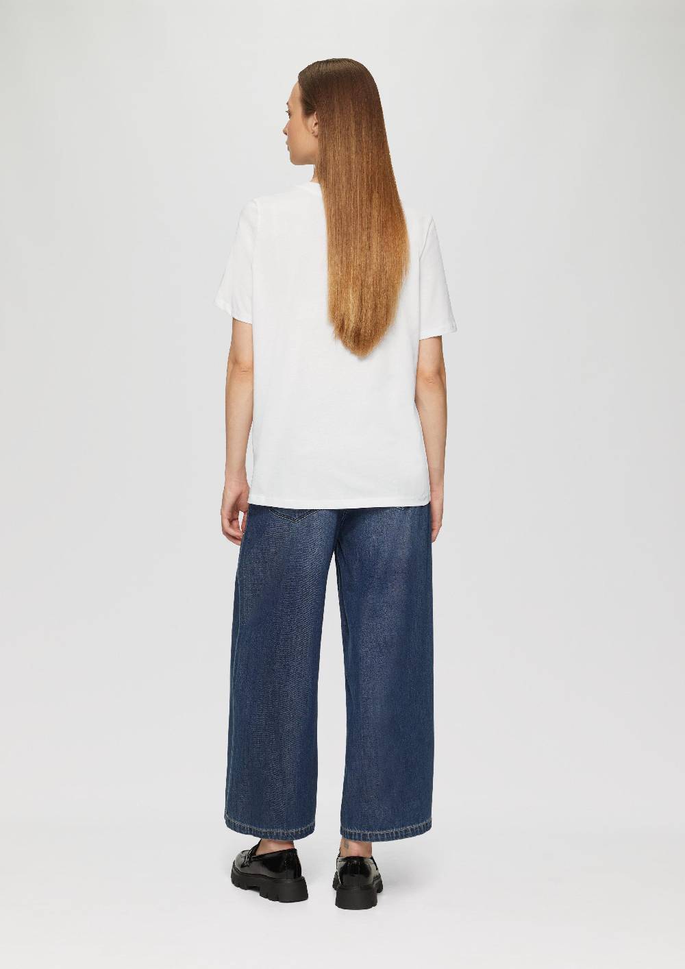 S.Oliver T-Shirt Mit Frontprint Und Glitzer-Detail