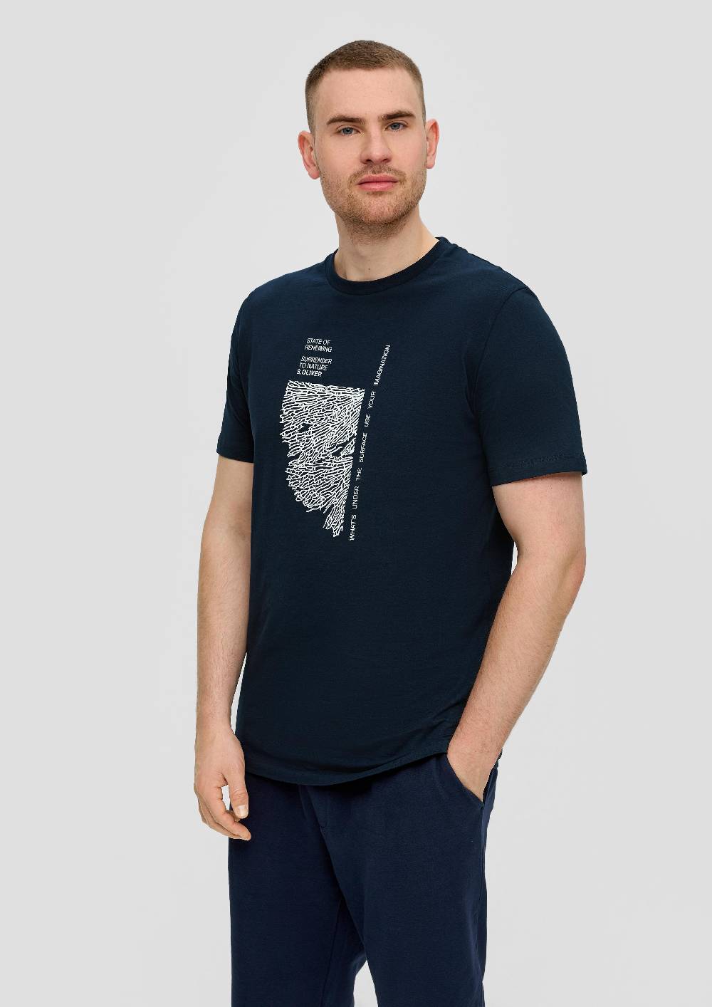 S.Oliver T-Shirt Mit Grafik-Print