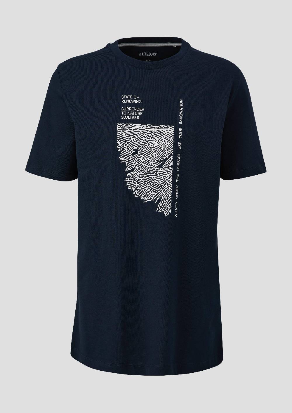 S.Oliver T-Shirt Mit Grafik-Print