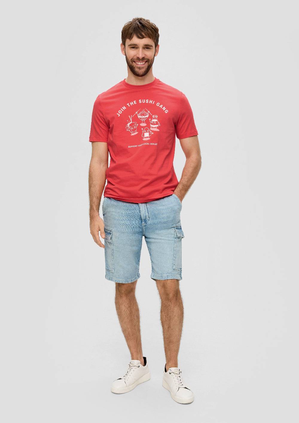 S.Oliver T-Shirt Mit Grafik-Print