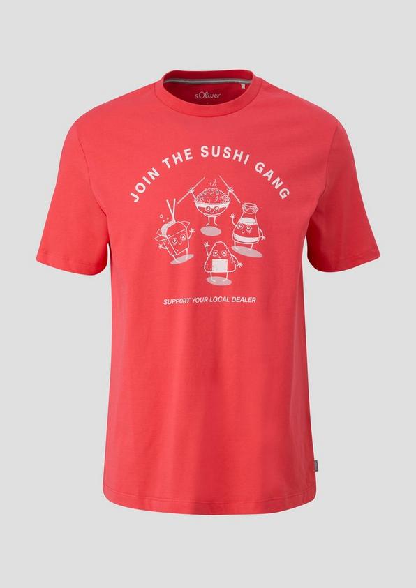 s.Oliver T-Shirt mit Grafik-Print
