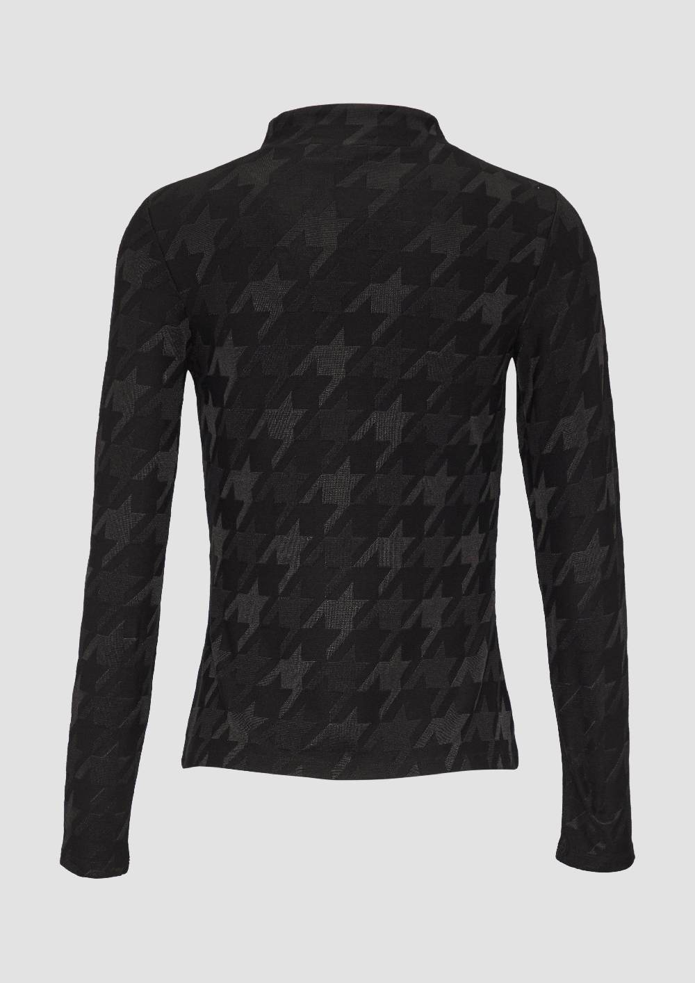 S.Oliver T-Shirt Mit Hahnentrittmuster