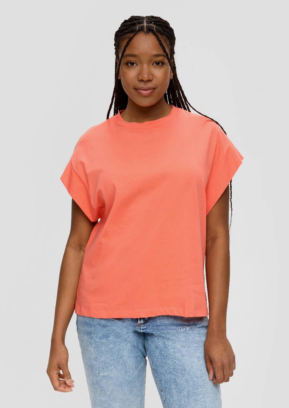 S.Oliver T-Shirt Mit Kappärmeln