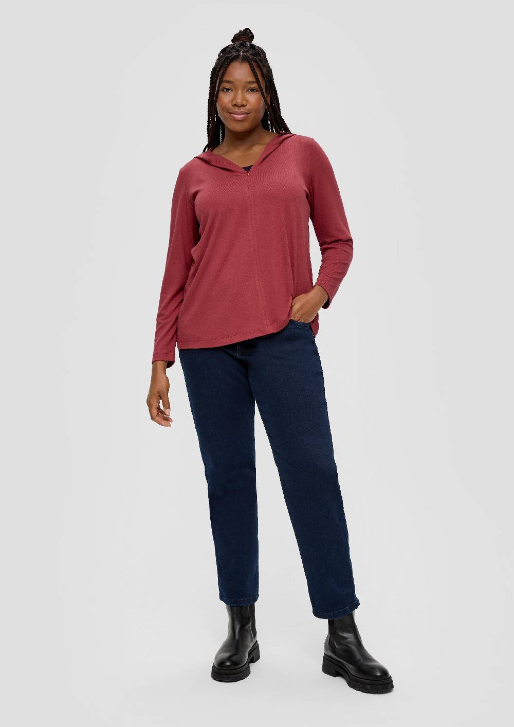 S.Oliver T-Shirt Mit Kapuze