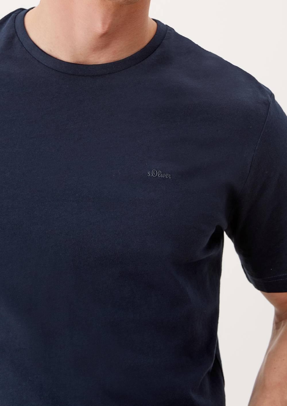 S.Oliver T-Shirt Mit Kleinem Logo-Print