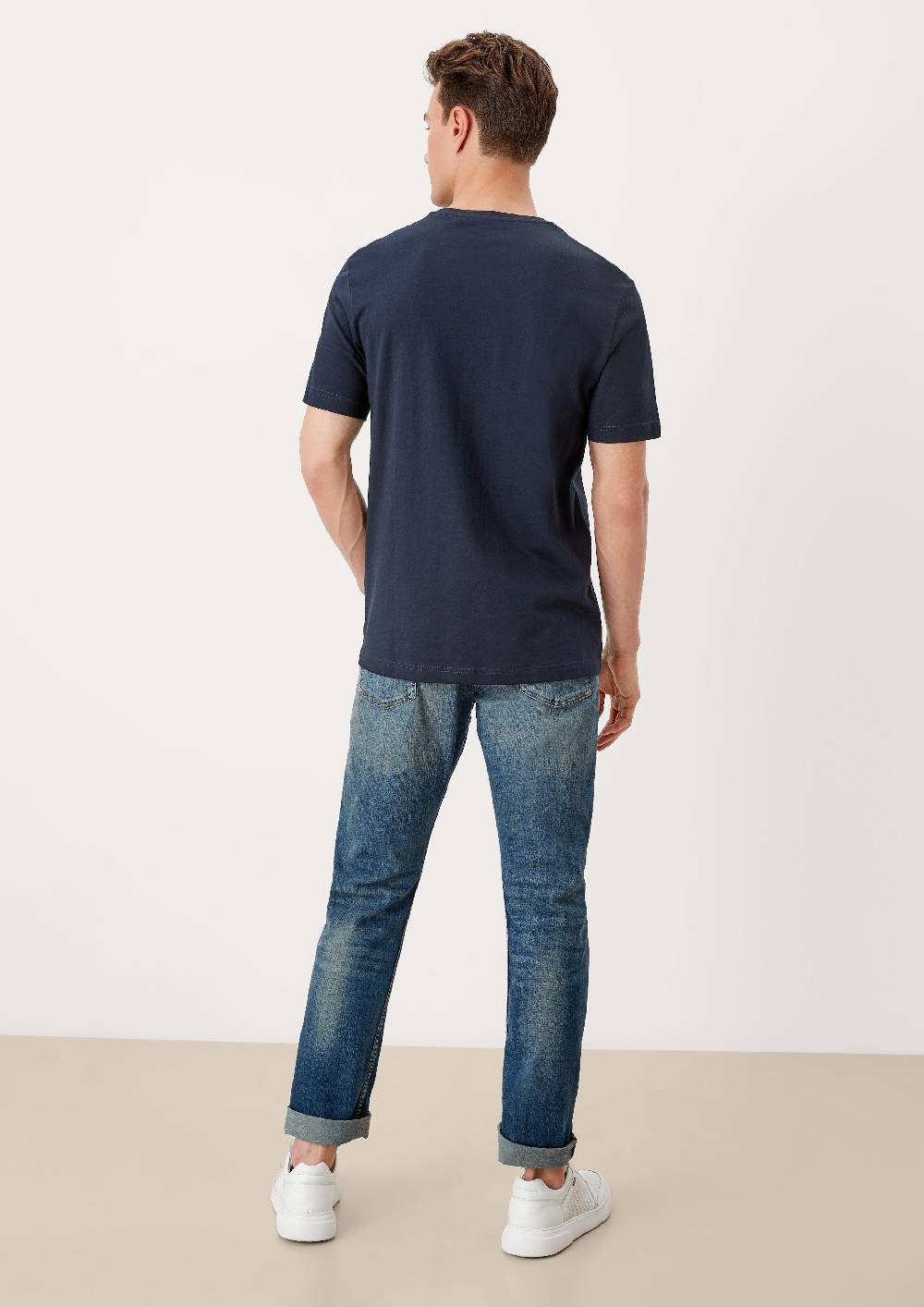 S.Oliver T-Shirt Mit Kleinem Logo-Print