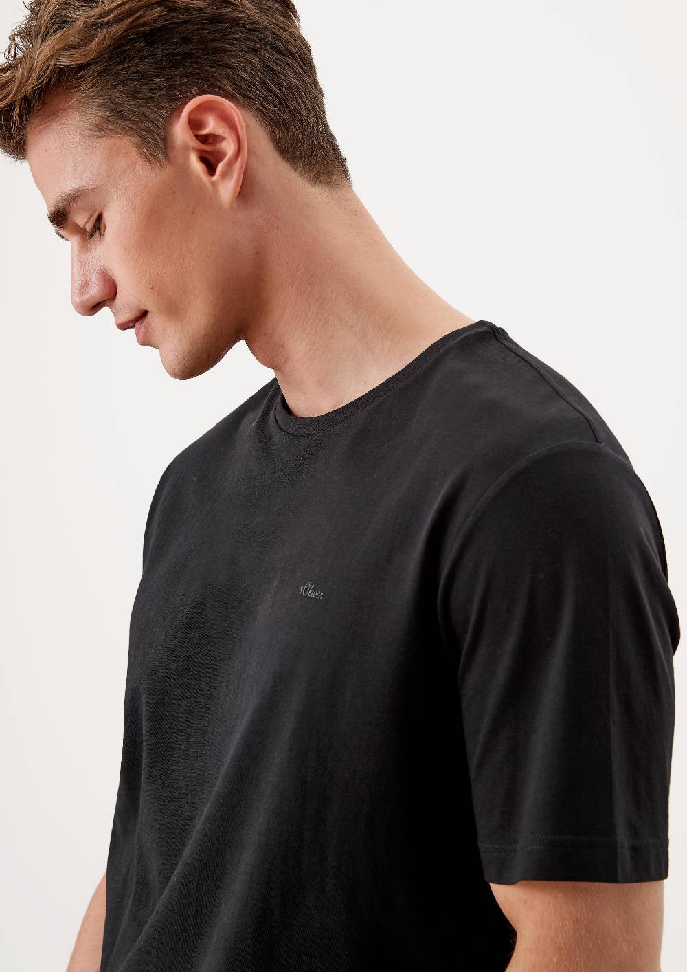 S.Oliver T-Shirt Mit Kleinem Logo-Print