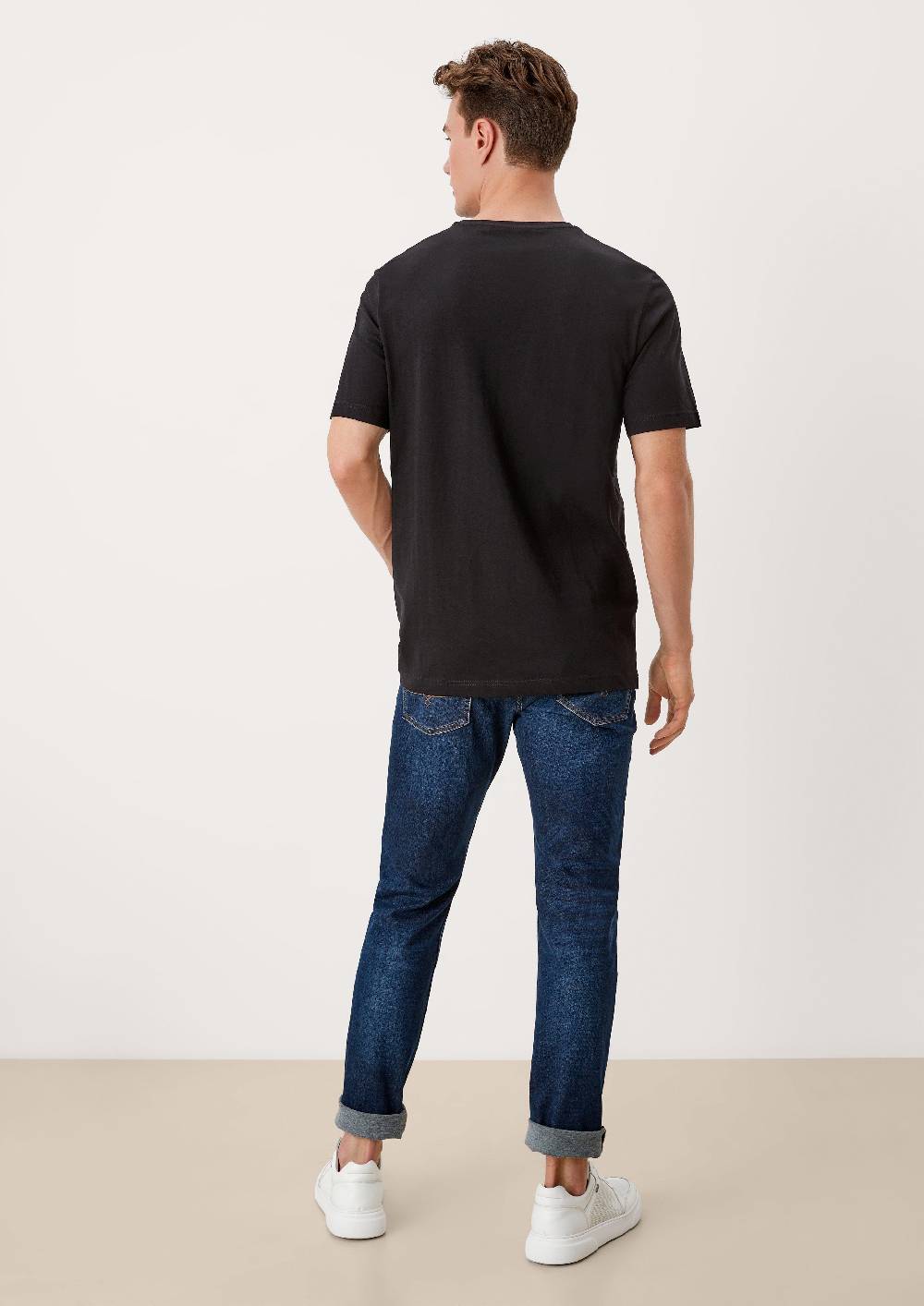 S.Oliver T-Shirt Mit Kleinem Logo-Print