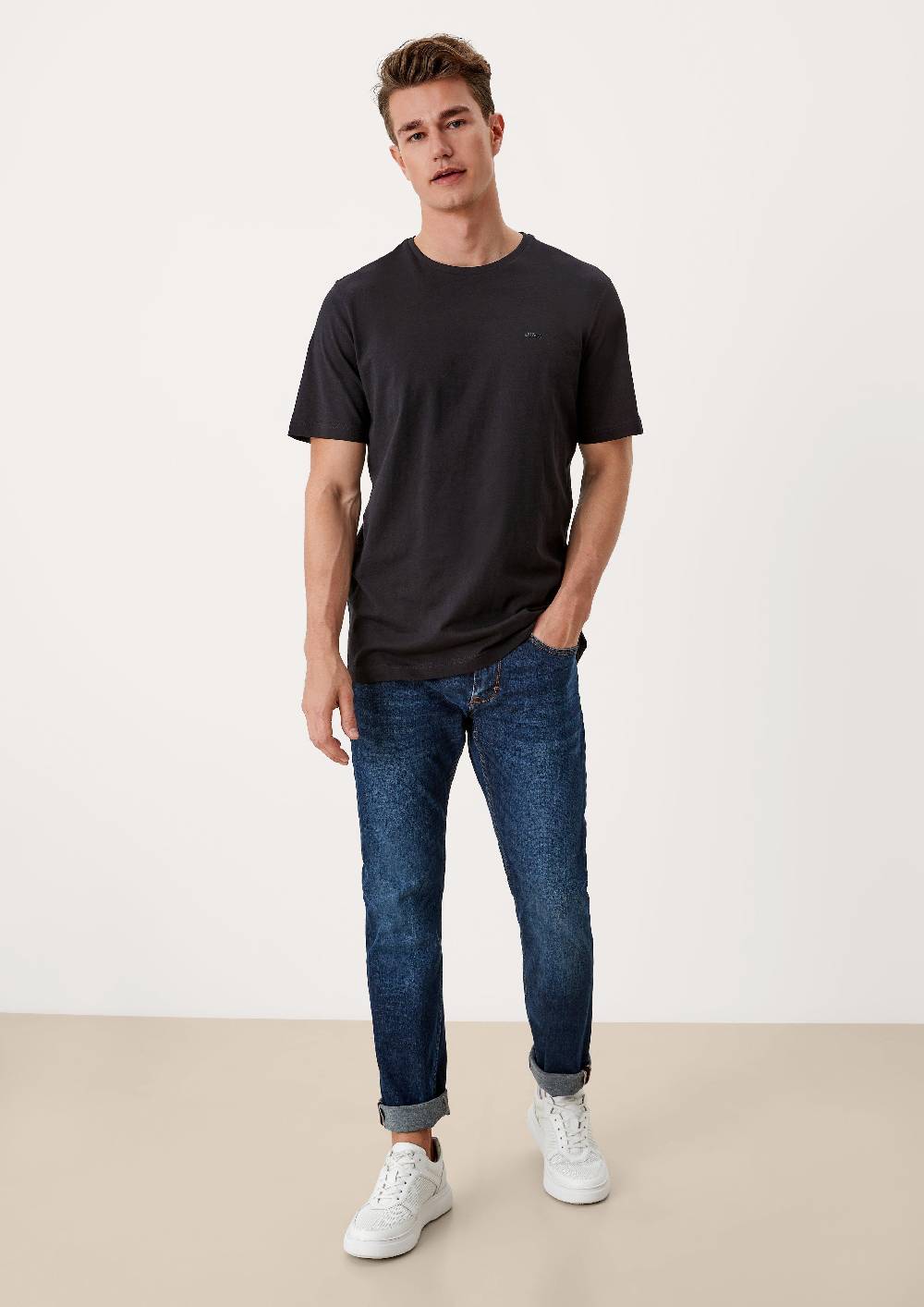 S.Oliver T-Shirt Mit Kleinem Logo-Print