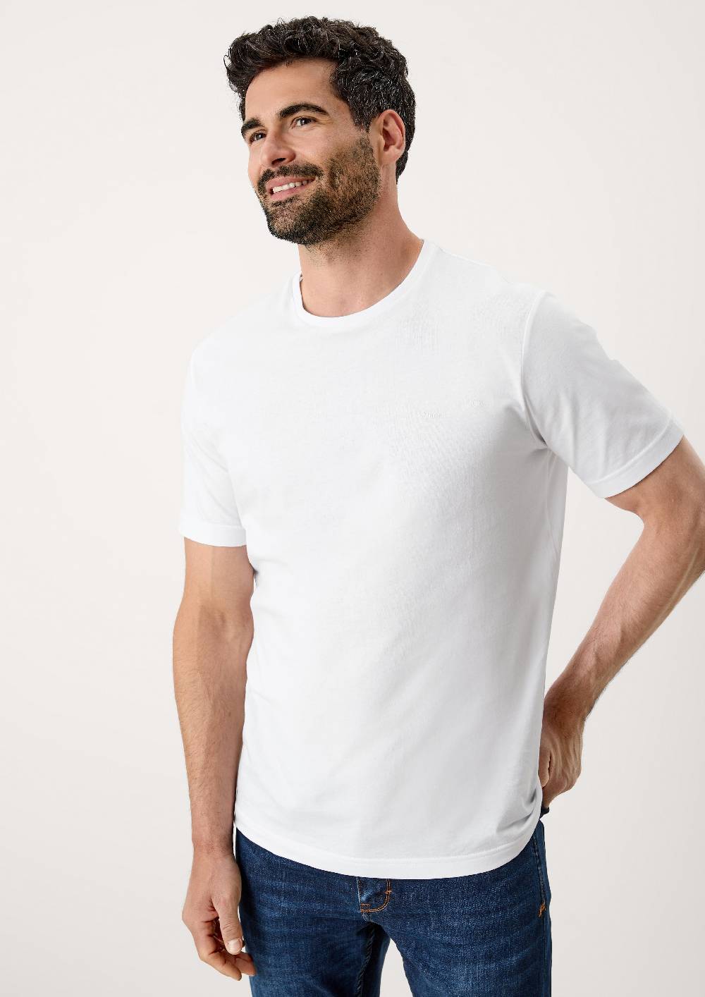 S.Oliver T-Shirt Mit Kleinem Logo-Print